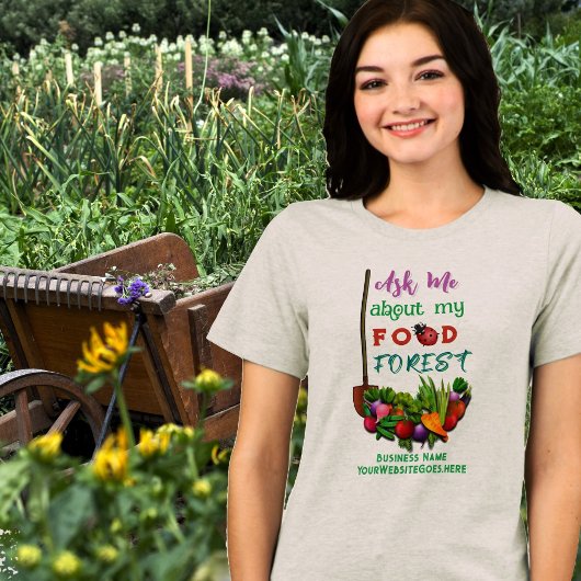 Food Forest Garden Sprichwort Business Tri-Blend Shirt