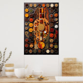 Food Fotografie Druck, Gewürzküche Wand Kunst (Küche)