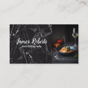 Food Fotografy Blogger Kitchen Business Card Visitenkarte