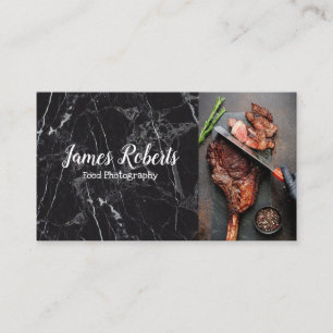 Food Fotografy Blogger Kitchen Business Card Visitenkarte