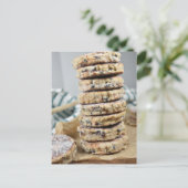 Food Fotografy British Pastry Welshcakes Stack Postkarte (Stehend Vorderseite)