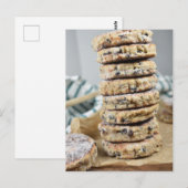 Food Fotografy British Pastry Welshcakes Stack Postkarte (Vorne/Hinten)