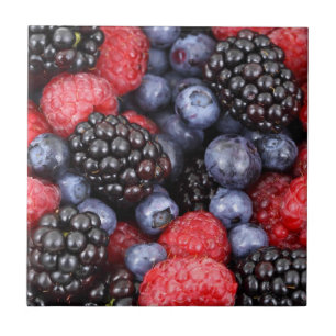 Food Frucht Berries Muster Fliese