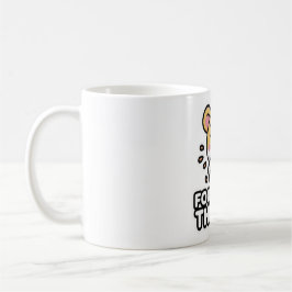 Food Is My Therapy Funny Coffee Mug – Cute Kawaii Kaffeetasse
