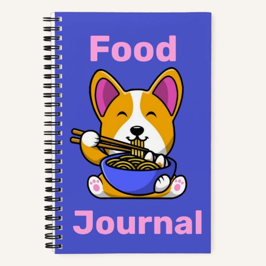 Food Journal Notebook Notizblock (Vorderseite)