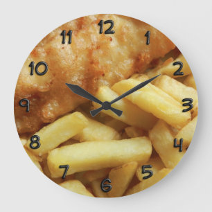 Food Kitchen Wall Clocks Große Wanduhr