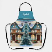 Food Koch Küche GRILLEN Baker Viktorianisch Weihna Schürze (Vorderseite)