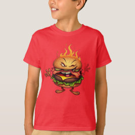 Food Monsters EVIL BACON CHEESEBURGER T-Shirt