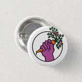 Food Not Bombs logo Button (Vorne & Hinten)