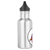 Food Not Bombs logo Edelstahlflasche (Links)