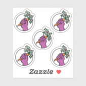 Food Not Bombs logo sticker pack (Blatt)