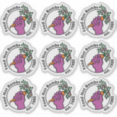 Food Not Bombs logo sticker pack (Vorderseite)