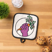Food Not Bombs logo Topflappen (Oben Unten)