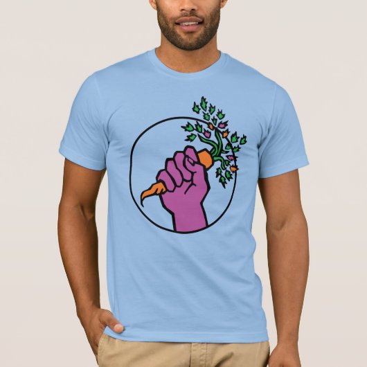 Food Not Bombs logo (transparent) T-shirt (Vorderseite)