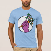 Food Not Bombs logo (w/background) T-shirt (Vorderseite)
