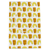 Food Pairing Elbow Macaroni Cheddar Mac & Cheese Mittlere Geschenktüte (Vorderseite)