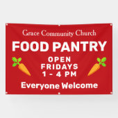 Food Pantry Church Banner (Horizontal)