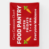 Food Pantry Church Banner (Vertikal)