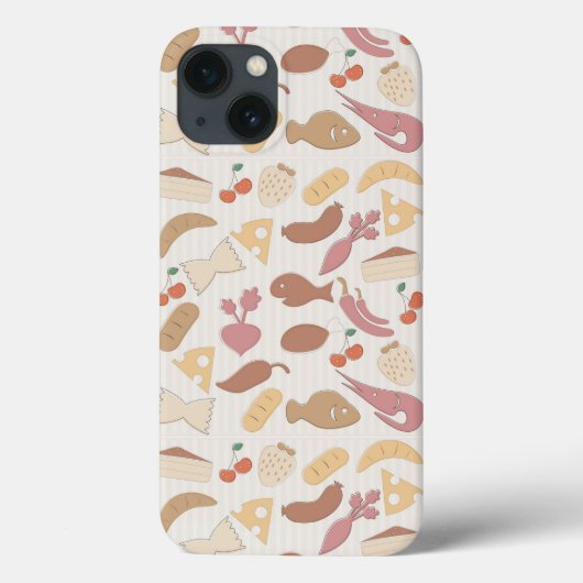 Food Pattern 2 Case-Mate iPhone Hülle (Rückseite)