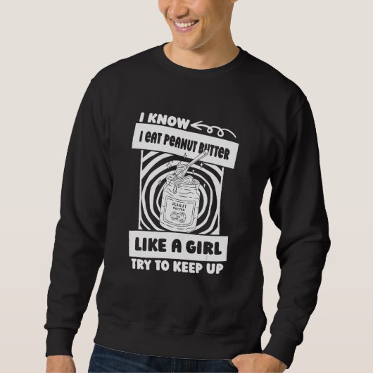Food Peanuts Peanut Butter Sweatshirt (Vorderseite)