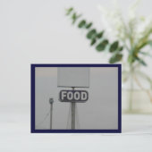 Food-Postkarte Postkarte (Stehend Vorderseite)