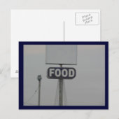 Food-Postkarte Postkarte (Vorne/Hinten)