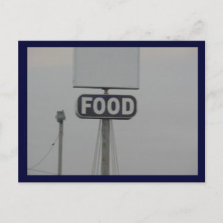 Food-Postkarte Postkarte