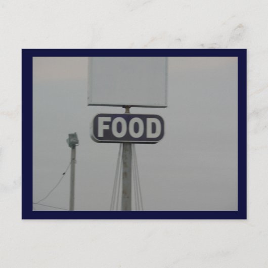 Food-Postkarte Postkarte (Vorderseite)