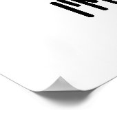 Food Puns - ich bin ein großer brauner Dessert Pun Poster (Ecke)