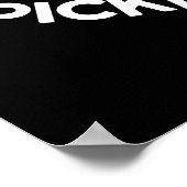 Food Puns Picksen meine Extravagante Funny Food Pu Poster (Ecke)