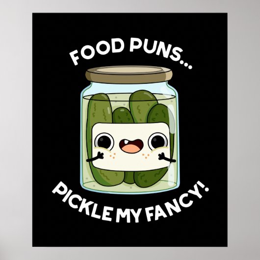 Food Puns Picksen meine Extravagante Funny Food Pu Poster (Vorne)
