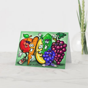 Food Rainbow Partys Card Karte