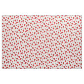 Food Red White Erdbeeren Fruchtmuster Stoff (Yard (91,4 cm))