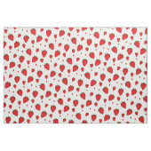 Food Red White Erdbeeren Fruchtmuster Stoff (Fat Quarter (45,7 x 55,9 cm))