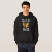 Food Roses Are Red Blah Tacos Valentine's Day Hoodie (Vorne ganz)