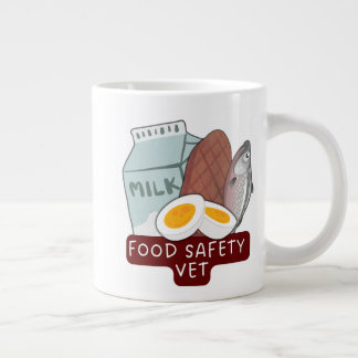 Food Safety Vet–Veterinary Food Inspection Design Jumbo-Tasse