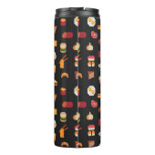Food seamless pixel art pattern,fabric textures,is thermosbecher (Rückseite)