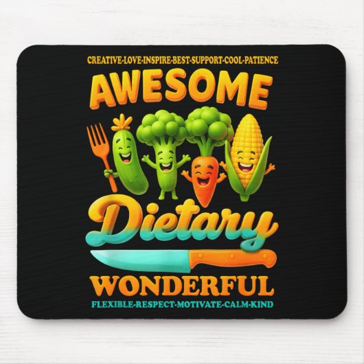 Food Service Week Dietary Appreciation Flexible Re Mousepad (Vorne)