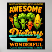 Food Service Week Dietary Appreciation Flexible Re Poster (Vorne)