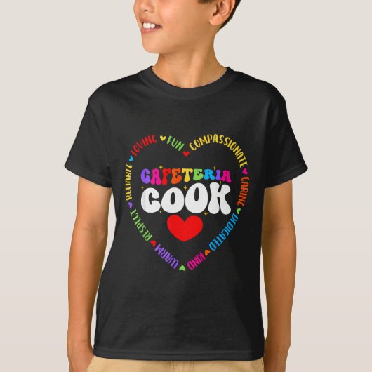 Food Services Crew Cafeteria Cook Helper School Sq T-Shirt (Vorderseite)