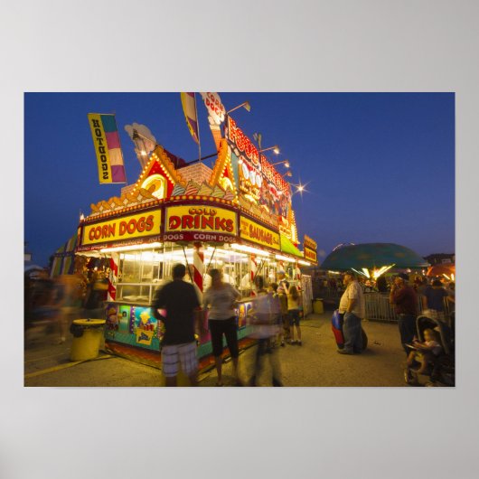 Food stand at the Northwest Montana Fair in Poster (Vorne)