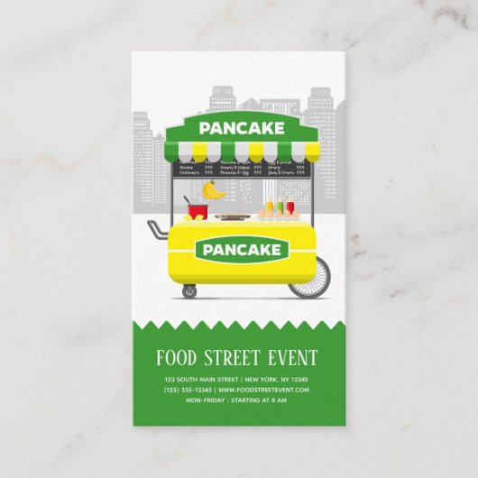 Food Street Pancake Visitenkarte (Vorderseite)