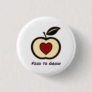 Food to Grow Logo, rund Button