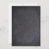 Food Truck Geburtstagsparty Rustikale Halbpension Einladung (Rückseite)