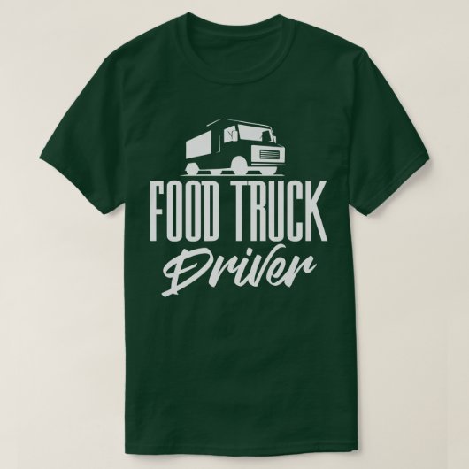 Food Truck Lettering Street Food Pop-up Restaurant T-Shirt (Design vorne)