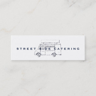 Food Truck Mini Business Cards Visitenkarte