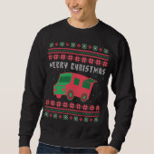 Food Truck Ugge Weihnachtskraut Sweatshirt (Vorderseite)