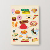 Food Varieties Button (Vorderseite)