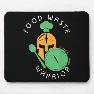 Food Waste Warrior I Umweltschutz vor Lebensmittel Mousepad