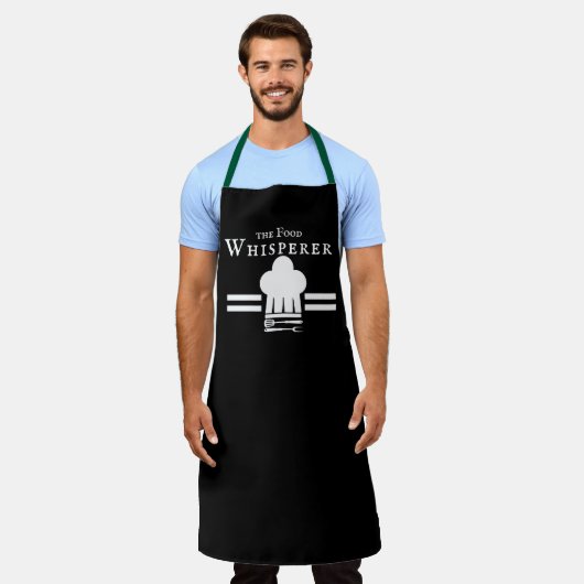 Food Whispern Witziger Feinschmecker mit beliebige Schürze (Getragen)